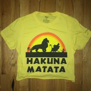 Yellow Hakuna Matata t-shirt